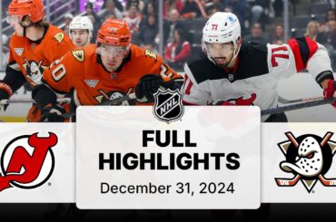 NHL Highlights | Devils vs. Ducks | December 31, 2025