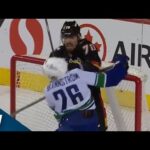 Flames' Ryan Lomberg Drops The Gloves With The Canucks Twice In One Period