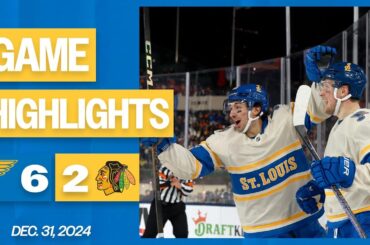 Winter Classic Game Highlights: Blues 6, Blackhawks 2
