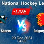 🔴 LIVE: San Jose Sharks vs Calgary Flames - Ice Hockey Live Score - USA National Hockey League
