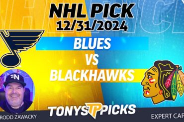 St Louis Blues vs Chicago Blackhawks 12/31/24 NHL Pick Prediction