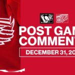 Jonatan Berggren, Alex Lyon, Todd McLellan Post Game Comments vs PIT | Dec. 31, 2024