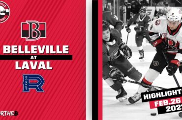 HIGHLIGHTS: Belleville Senators - 4 at Laval Rocket - 3