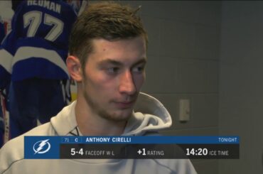 Anthony Cirelli -- Tampa Bay Lightning vs. New Jersey Devils 04/12/2018