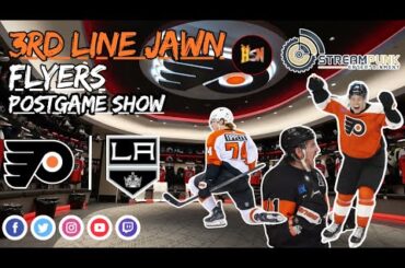 3rd Line Jawn | Philadelphia vs LA | Flyers Postgame Show