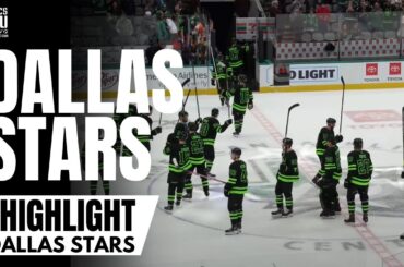 Dallas Stars Celebrate Victory vs. Flyers + Joe Pavelski, Anton Khudobin & Roope Hintz Named 3 Stars