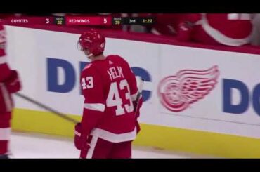 Darren Helm empty net Goal vs ARI October 31, 2017