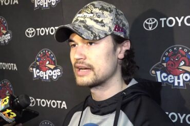 IceHogs Media Day: Tyler Sikura- 4/9/19