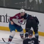 Nathan MacKinnon vs Barrett Hayton Dec 27, 2024