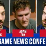Adam Fox, Vincent Trocheck & Filip Chytil  optimistic despite Rangers' 4th straight loss | SNY