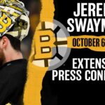 Jeremy Swayman Contract Extension Press Conference | October 6, 2024