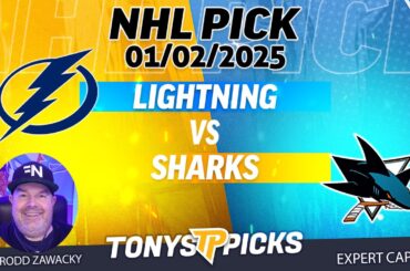 Tampa Bay Lightning vs San Jose Sharks 1/2/25 NHL Pick Prediction