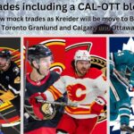 5 NHL Mock Trades: Flames-Sen’s swap, Kreider to BUF, Gibson to CAR, 3 team deal plus more.