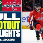 Minnesota Wild at Washington Capitals | FULL Shootout Highlights - January 2, 2025