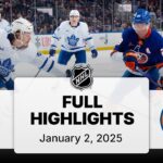 NHL Highlights | Maple Leafs vs. Islanders | January 02, 2025