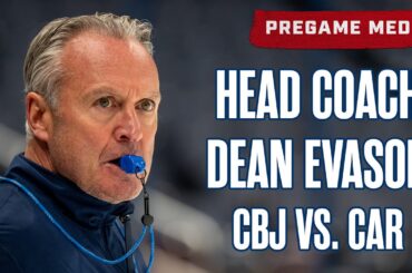 NEW YEAR'S EVE PARTY AT NATIONWIDE ARENA 🎉HC Dean Evason Previews Matchup vs. Canes | Pregame Media
