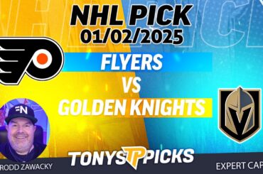 Philadelphia Flyers vs Vegas Golden Knights 1/2/25 NHL Pick Prediction