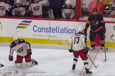 Brandon Dubinsky vs Radko Gudas December 22nd, 2018