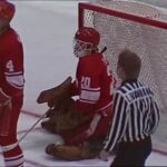 World Champ Чемпионат мира 1982.04.16 USSR Sweden 3rd goal of Sweden СССР-Швеция 3-й гол шведов