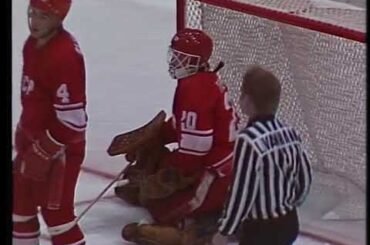 World Champ Чемпионат мира 1982.04.16 USSR Sweden 3rd goal of Sweden СССР-Швеция 3-й гол шведов