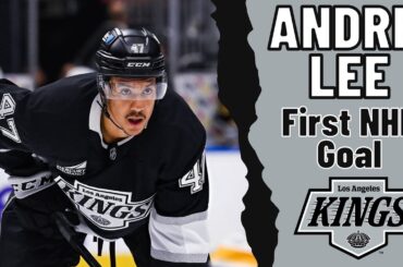 Andre Lee #47 (Los Angeles Kings) first NHL goal Jan 1, 2025