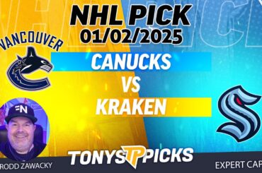 Vancouver Canucks vs Seattle Kraken 1/2/25 NHL Pick Prediction
