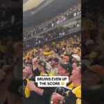 Heading to OT in Game 7 after Bruins tie it 💪