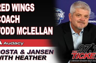 Interview with New Red Wings Coach Todd McLellan | Costa and Jansen