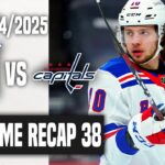 Ranger Fan Reaction Game 38┃WSH-7 NYR-4! THE RANGERS DEFENSE IMPLODES IN DC!