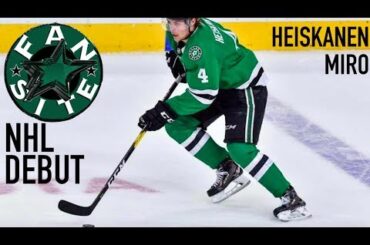 Miro Hieskanen impressive 2nd shift in NHL