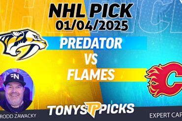 Nashville Predators vs Calgary Flames 1/4/25 NHL Pick Prediction