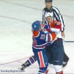 Alex Petrovic vs Matt Hendricks Jan 10, 2016