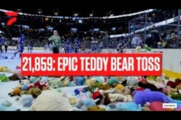 GOTTA SEE IT: Cleveland Monsters Fans Throw Nearly 22,000 Teddy Bears After Stanislav Svozil Goal