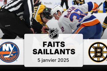 Islanders vs Bruins 05/01 | Faits saillants
