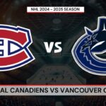Montreal Canadiens vs Vancouver Canucks | National Hockey League 2025 | NHL Live Score Update today