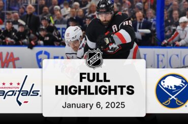 NHL Highlights | Capitals vs. Sabres | January 06, 2025