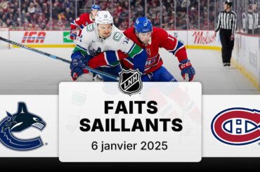 Canucks vs Canadiens 06/01 | Faits saillants