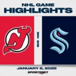 NHL Highlights | Devils vs. Kraken - January 6, 2025