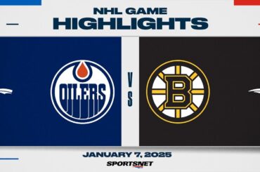 NHL Highlights | Oilers vs. Bruins - January 7, 2024