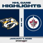 NHL Highlights | Predators vs. Jets - January 7, 2025