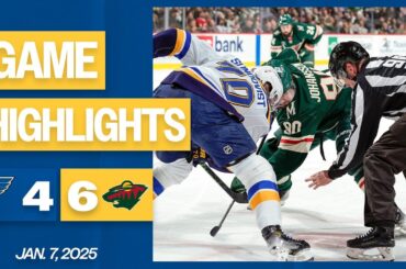 Minnesota Wild vs. St. Louis Blues - Game Highlights