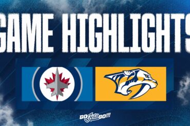 Winnipeg Jets vs. Nashville Predators - Game Highlights