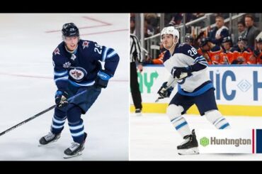 Jack Roslovic and Patrik Laine’s first goals as members of the Columbus blue-jackets