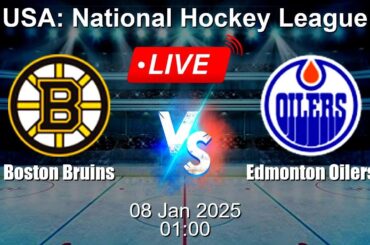 🔴 LIVE: Boston Bruins vs Edmonton Oilers - Ice Hockey Live Score - USA National Hockey League