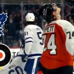 Toronto Maple Leafs VS Philadelphia Flyers JAN 7 25 w/Superbman