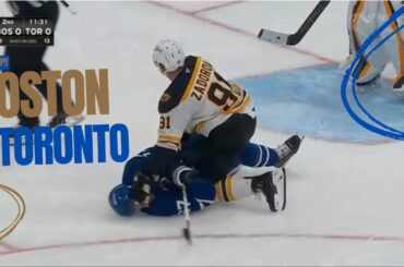 Max Pacioretty injures Peeke - Zadorov washes his face