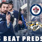 Hellebuyck Win 300! Jets Beat Preds 5-2 (Game Recap + Highlights)