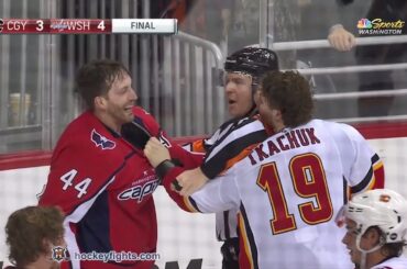 Matthew Tkachuk vs Brooks Orpik Feb 1, 2019