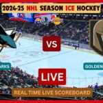 Vegas Golden Knights Vs San Jose Sharks LIVE Score UPDATE 2024-25 NHL Season Hockey Jan 07 2025