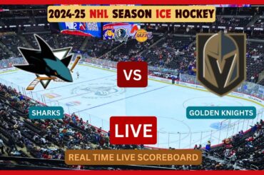 Vegas Golden Knights Vs San Jose Sharks LIVE Score UPDATE 2024-25 NHL Season Hockey Jan 07 2025